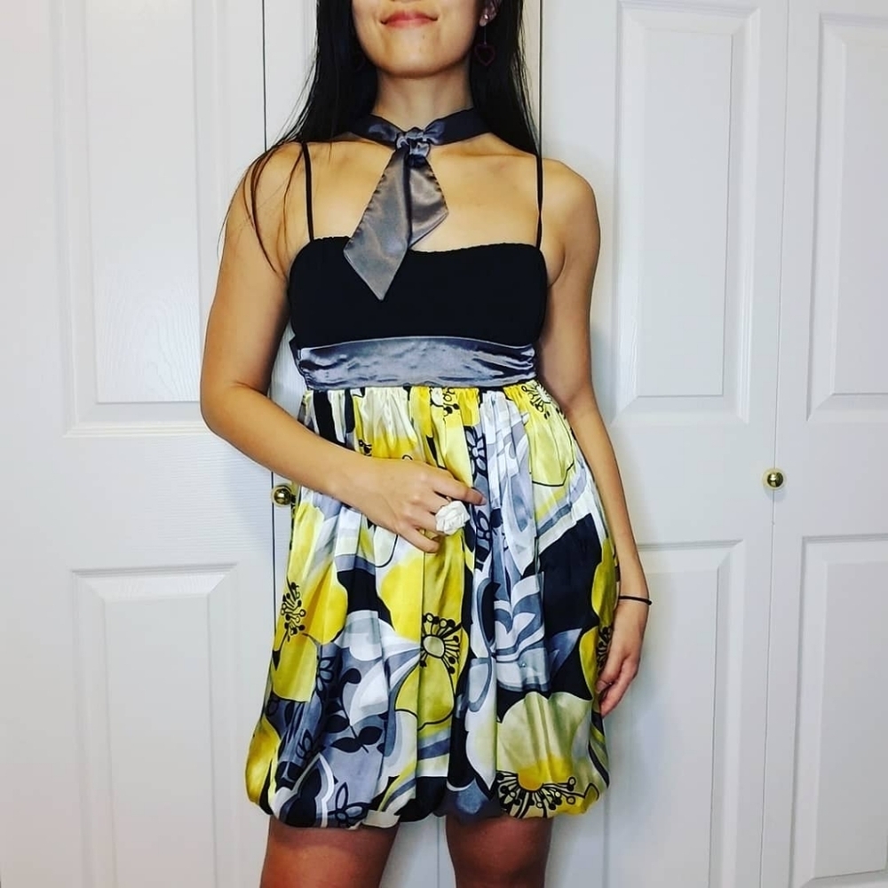 Spring formal mini dress